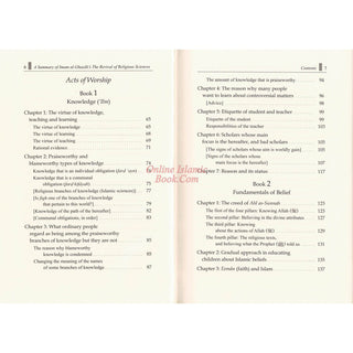 A Summary of Imam al-Ghazali’s The Revival of Religious Sciences (4 Volumes)