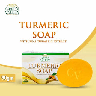 Green Valley Turmeric Soap With Real Turmeric Extract 90gm