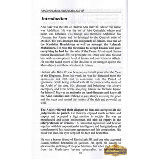 100 Stories About Hadhrat Abu Bak Muhammad Siddique Manshawi Dar Al-Tawhid