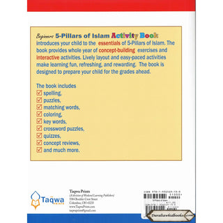 5-Pillars of Islam Activity Book (for Beginners) By Husain A. Nuri