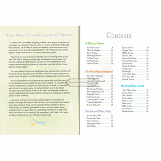 5-Pillars of Islam Activity Book (for Beginners) By Husain A. Nuri