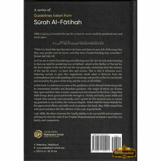 A Series Of Guidelines Taken From Surah Al-Fatihah,ISBN:9781649455291