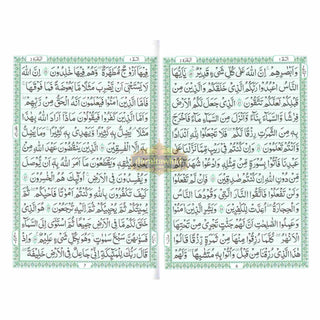 Al Quran Al Kareem,30 Separate Parts,13 Line Siparah Set (Urdu/Persian/South African) Script (Ref 109/13)