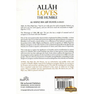Allah Loves The Humble Al Hafiz Ibn Abi Dunya,ISBN: 9781904336846