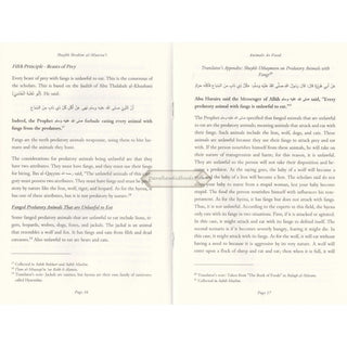 Animals As Food: The Permissible & Impermissible By Shaykh Ibrahim Al-Mazrou'i