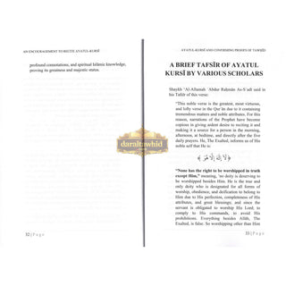 Ayatul Kursi and Confirming Proofs Of at Tawheed By Shaykh Abdur Razzaq al-Abbaad,ISBN: 9781942574026