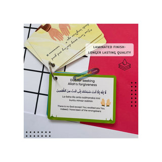 Daily Dua Cards Islamic Flash Cards for Muslim Children