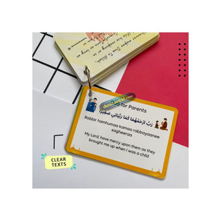Daily Dua Cards Islamic Flash Cards for Muslim Children