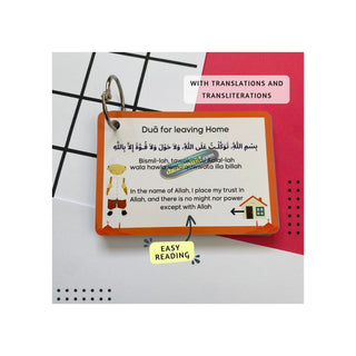 Daily Dua Cards Islamic Flash Cards for Muslim Children