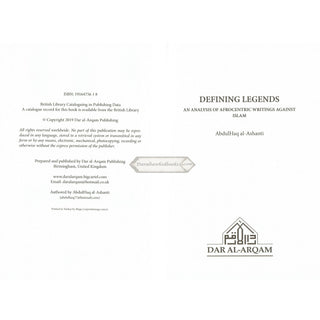 Defining Legends-An Analysis of Afrocentric Writings Against Islam By Abdulhaq Al-Ashanti