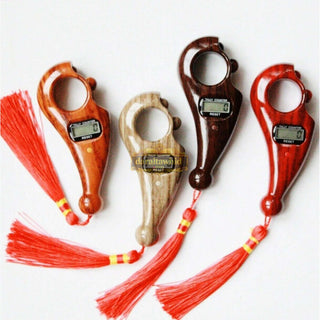Digital Finger Tasbeeh Portable Rotating Prayer Beads with Digital Counter