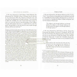 Disciples of Hadith: The Noble Guardians by Imam Al-Khatib al-Baghdadi    ISBN: 9781904336662