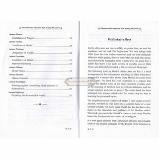 Essential Lessons For Every Muslim By Abdul Aziz bin