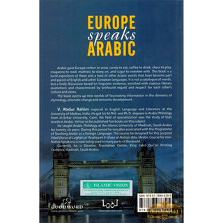 Europe Speaks Arabic By Dr. V. Abdur Rahim
