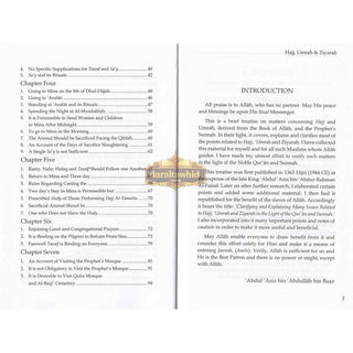 Explaining Issues of Hajj, Umrah &amp; Ziyarah (In Light of the Qur'an &amp; Sunnah) By Shaykh Abdul Aziz Bin Abdullah Bin Baaz,ISBN: 9789960740454