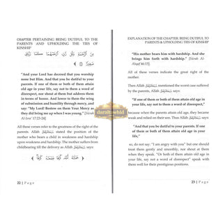 Explanation Of The Chapter From Riyaadh Saliheen: Pertaining Being Dutiful To The Parents; Upholding The Ties Of Kinship By Imam an-Nawaawi,ISBN: 9781640089693