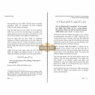 Explanation of Riyaadh Saliheen: Chapter on Humility; Lowering Ones' Wing To The Believers By Shaykh Muhammad bin Saleh al-Uthaymeen,ISBN: 9781628906530