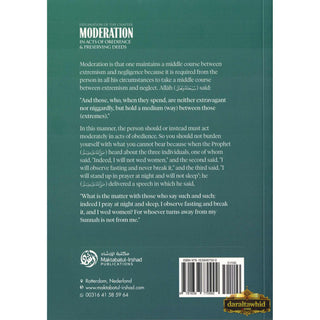 Explanation of The Chapter on Moderation in Acts of Obedience &amp; Preserving Deeds,ISBN: 9781638770992
