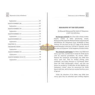 Explanation of The Chapter on Moderation in Acts of Obedience &amp; Preserving Deeds,ISBN: 9781638770992