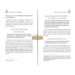 Explanation of The Chapter on Moderation in Acts of Obedience &amp; Preserving Deeds,ISBN: 9781638770992