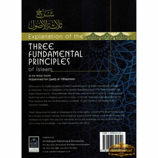Explanation of the Three Fundamental Principles of Islam By Muhammad bin Saalih Uthaymeen,ISBN: 9781898649250