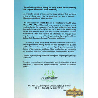 Fasting in Ramadaan As Observed by the Prophet (Peace Be Upon Him) By Shaykh Alee Hasan al-Halabee & Shaykh Saleem Al-Hilalee