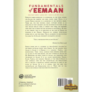 Fundamentals Of Eemaan By Shaykh Abdul Azeez Bin Abdullah Bin Baaz,ISBN: 9781631733185