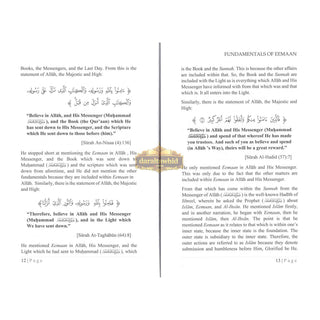 Fundamentals Of Eemaan By Shaykh Abdul Azeez Bin Abdullah Bin Baaz,ISBN: 9781631733185