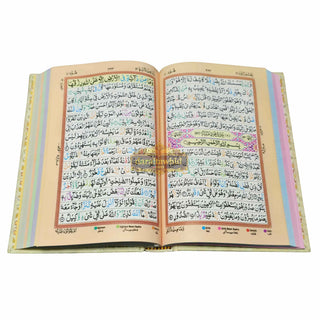 Holy Quran Color Coded 15 Line - Medium Size
ISBN: 9788190340301