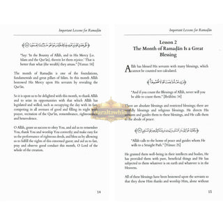 Important Lessons for Ramadan,30 Daily Lessons for The Blessed Month Of Ramadan By Shaykh Abdur Razzaq Al Abbaad
