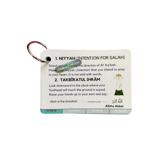 Islamic Salah Cards How to Perform Salah Step by Step Guide