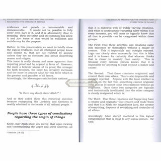 Logical Proofs for the Oneness & Perfection of Allah By Ash-Shaykh Abdur Rahman bin Naasir As-Sa'dee