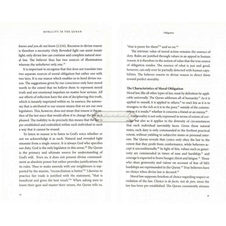Morality in the Quran: The Greater Good of Humanity By Muhammad Abdullah Draz