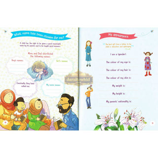 Muslim Baby Record Book (For Girls)