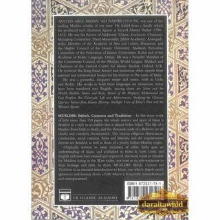 Muslims Beliefs Customs &amp; Traditions By Sayyed Abul Hasan Ali Nadwi
ISBN:&nbsp;9781872531748