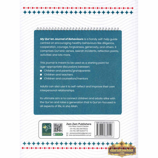 My Quran journal of Behaviours by Hafsa Ahsan