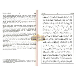 Noble Qur'an with Full Page Arabic/English,Medium Size (8.7 x 6.0 x 1.7 inches)(Hardcover)