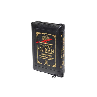 The Noble Quran Arabic and English (Pocket Size) (Zipper)