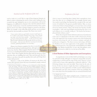 Purification of the Soul: Concept, Process and Means