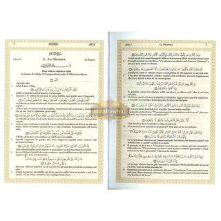 Quran In Italian Language,(Translation in Italian),(Transliteration In English),IL Sacro Corano e la traduzione in lingua italiana del senso dei suoi
