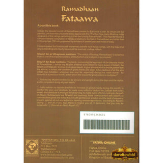 Ramadhaan Fataawa