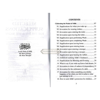 Selected Supplications for the Day and the Night