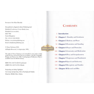 Servants of the Most Merciful by Imam Dr. Omar Suleiman,ISBN: 9781847742698