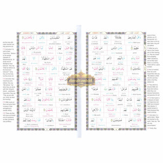 Study The Noble Quran Word-for-Word (Full Color in One Vol) By Dr. Muhsin Khan & Dr. Taqi-ud-Din Al-Hilali