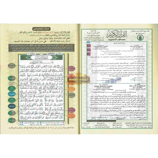 Tajweed Qur'an (From Al-Ahqaf to Al-Nas) (Arabic Edition),ISBN: 9789933423551