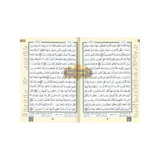 Tajweed Qur'an (Whole Qur'an, Warsh Narration) Arabic Edition By Dar Al-Ma'arifah (Medium Size 8.0 x 5.5 inch)