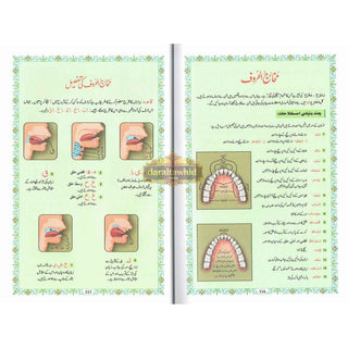 Tajweedi Quran with Urdu Tajweed Rules 16 Lines 8.5 x 6.0 Inch (7B) Hafzi Tajweedi, Medium Size,Standard Print