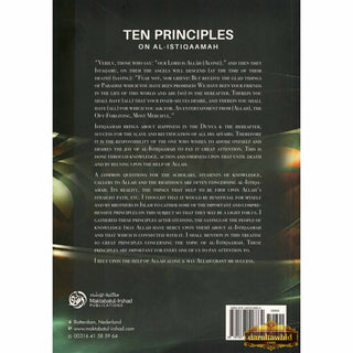 Ten Principles on Al-Istiqaamah By Shaykh Abdur Razzaaq Bin 'Abdil-Muhsin,ISBN: 9781467518864
