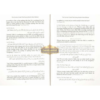 The Correct Creed that Every Muslim Must Believe By Abdus Salaam Bin Burjis
ISBN: 9780984660001