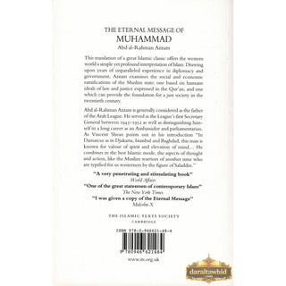 The Eternal Message of Muhammad (Islamic Texts Society) By Abd Al-rahman Azzam